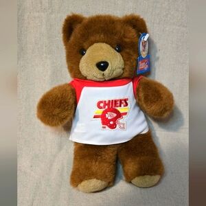 NWT Vintage Kansas City Cheifs Plush Bear